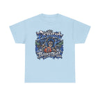 Detroit Basketball Lion Graphic Tee | City Streetball Detroit D Logo