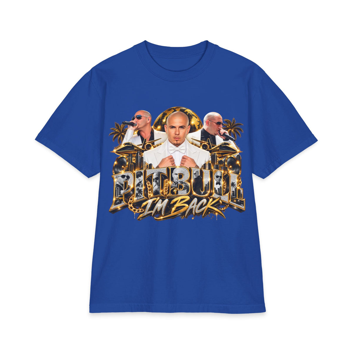 Pitbull I'm Back T-Shirt | Rapper Pitbull Graphic Tee