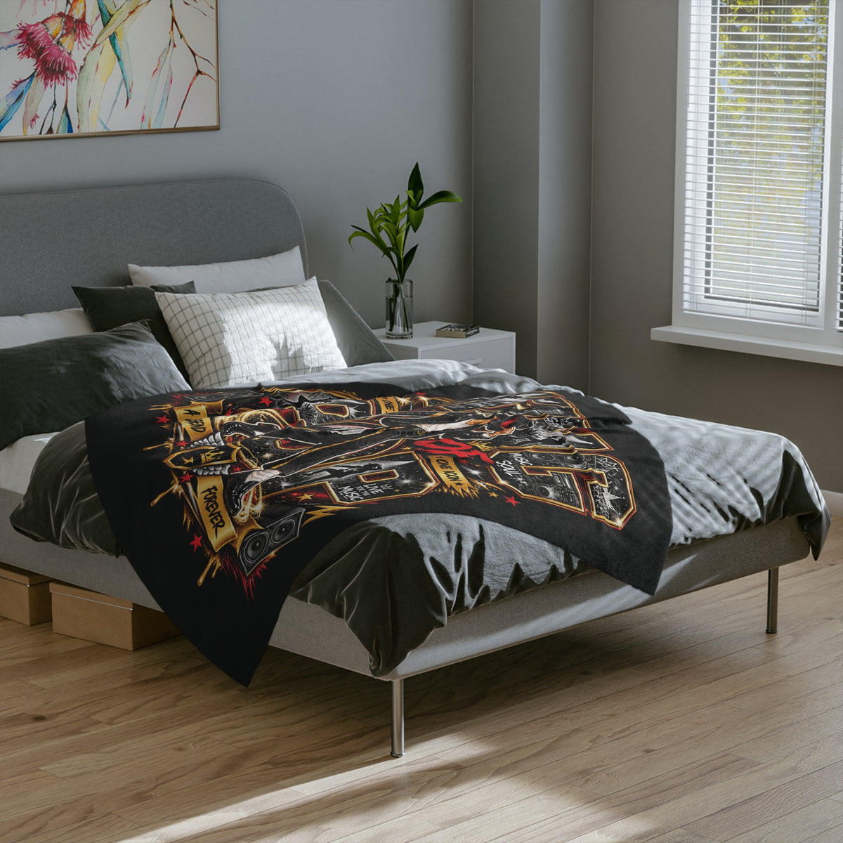 King of Pop Michael Jackson Dance Velvet Blanket | Music Legend Throw