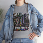 Detroit D Skyline Determined True Grit T-Shirt | City Pride Tee