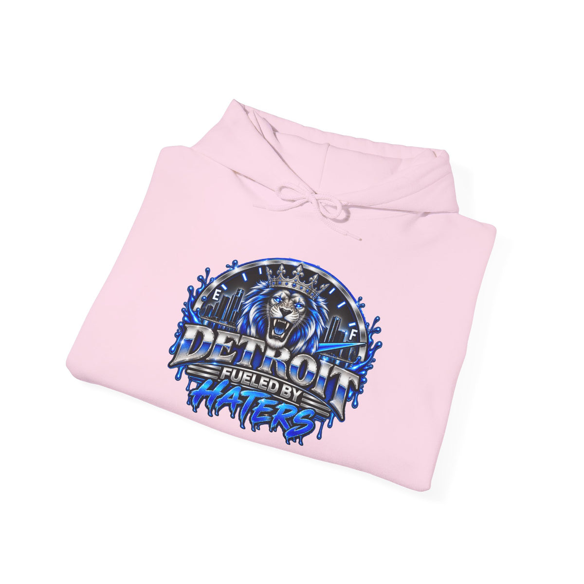 Detroit Graffiti Lion Hoodie | Detroit Drip Streetwear Sweatshirt