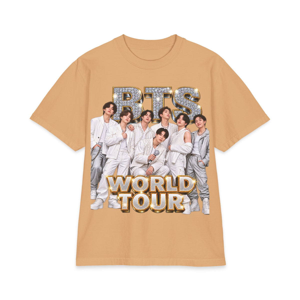 BTS World Tour Band Photo T-Shirt | BTS Style Concert Tee