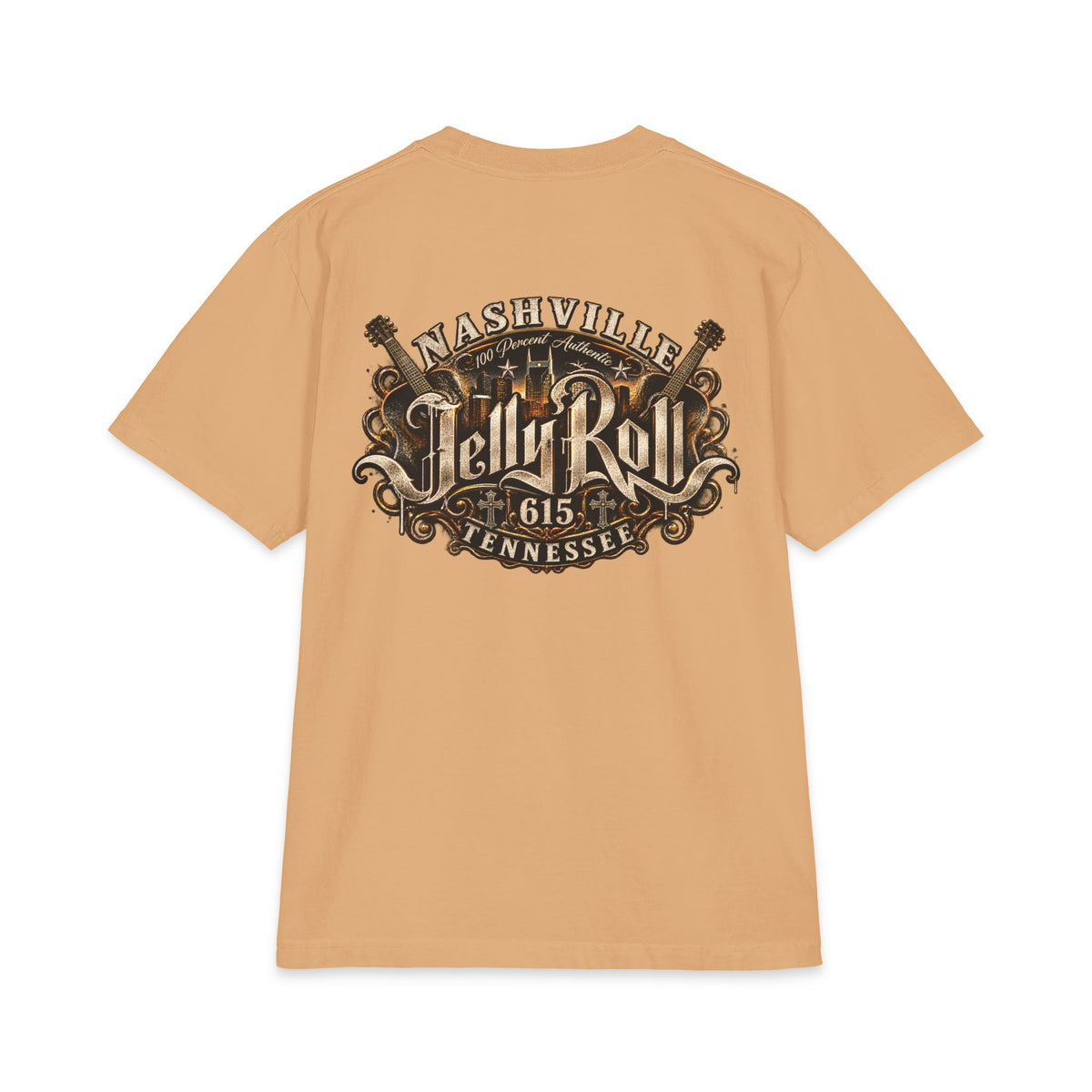 Nashville Jelly Retro Logo T-Shirt | Music City 615 Tennessee