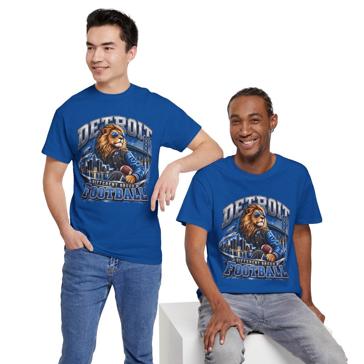 Detroit Lions Football Graphic T-Shirt