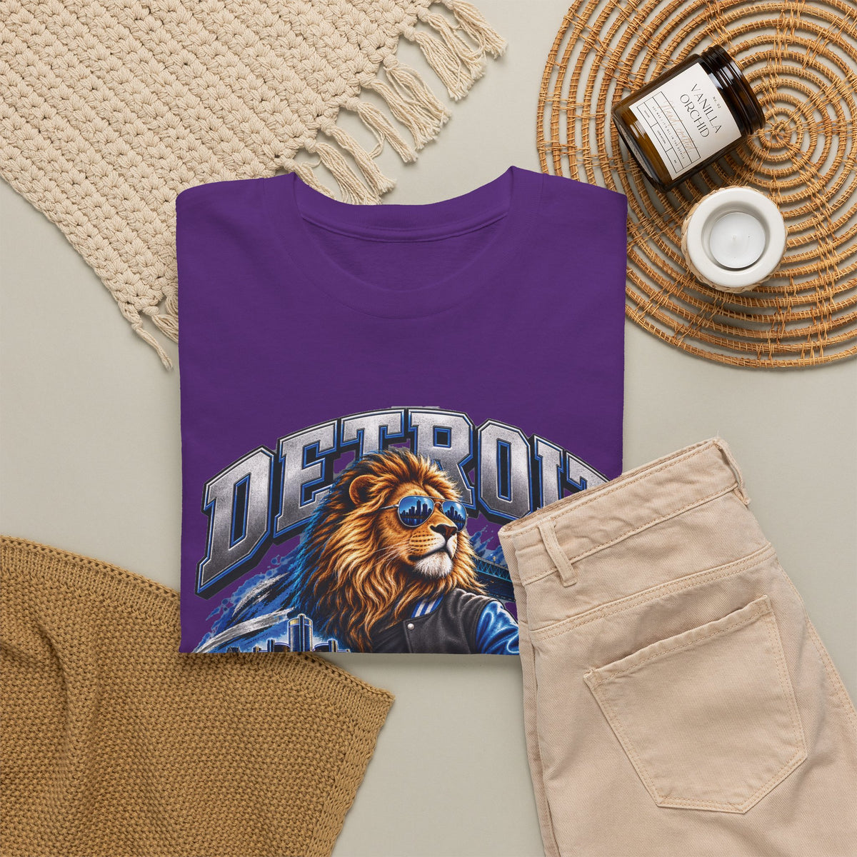 Detroit Lions Football Graphic T-Shirt