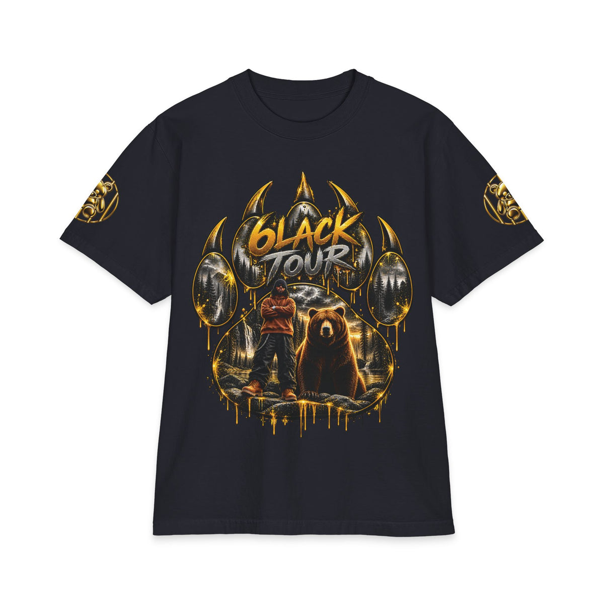 10 Years of 6lack Tour T-Shirt | Bear Forest Concert Tee