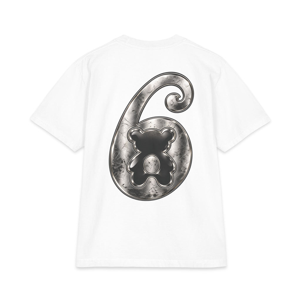 6lack Love Is the New Gangsta T-Shirt | Metallic Grillz Script, Back Number 6 Design