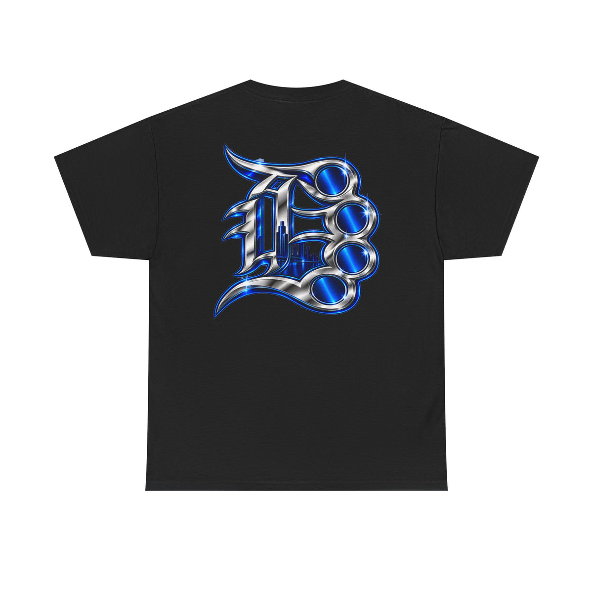 Detroit Baseball Tee | Vintage Script & Skyline Graphic