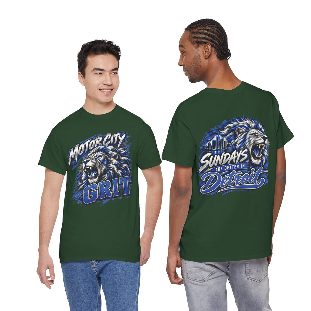 Detroit Motor City Grit & Sundays Are Better in Detroit T-Shirt