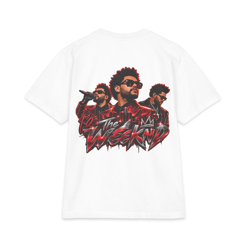 XO Heart Graffiti T-Shirt | Weeknd Triple Portrait Tee