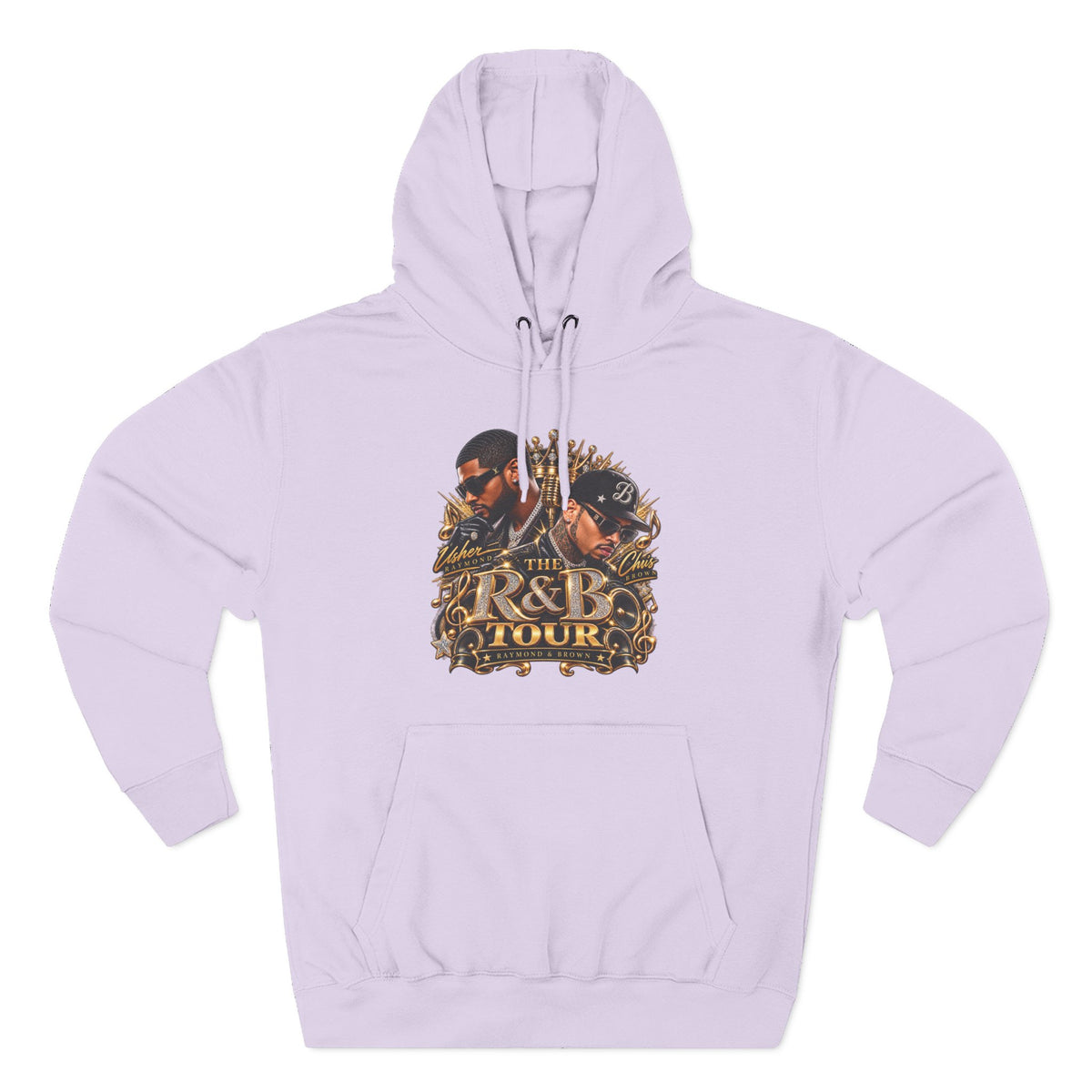 R&B Tour Graphic Hoodie | Music Concert Vintage Portraits