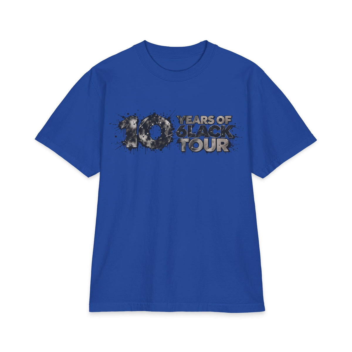 10 Years of 6lack Tour T-Shirt | 6lack Tour Bear Paw Graphic