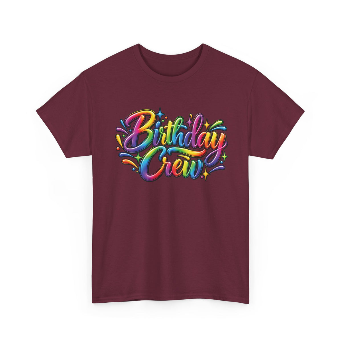 Birthday Crew Colorful Celebration T-Shirt