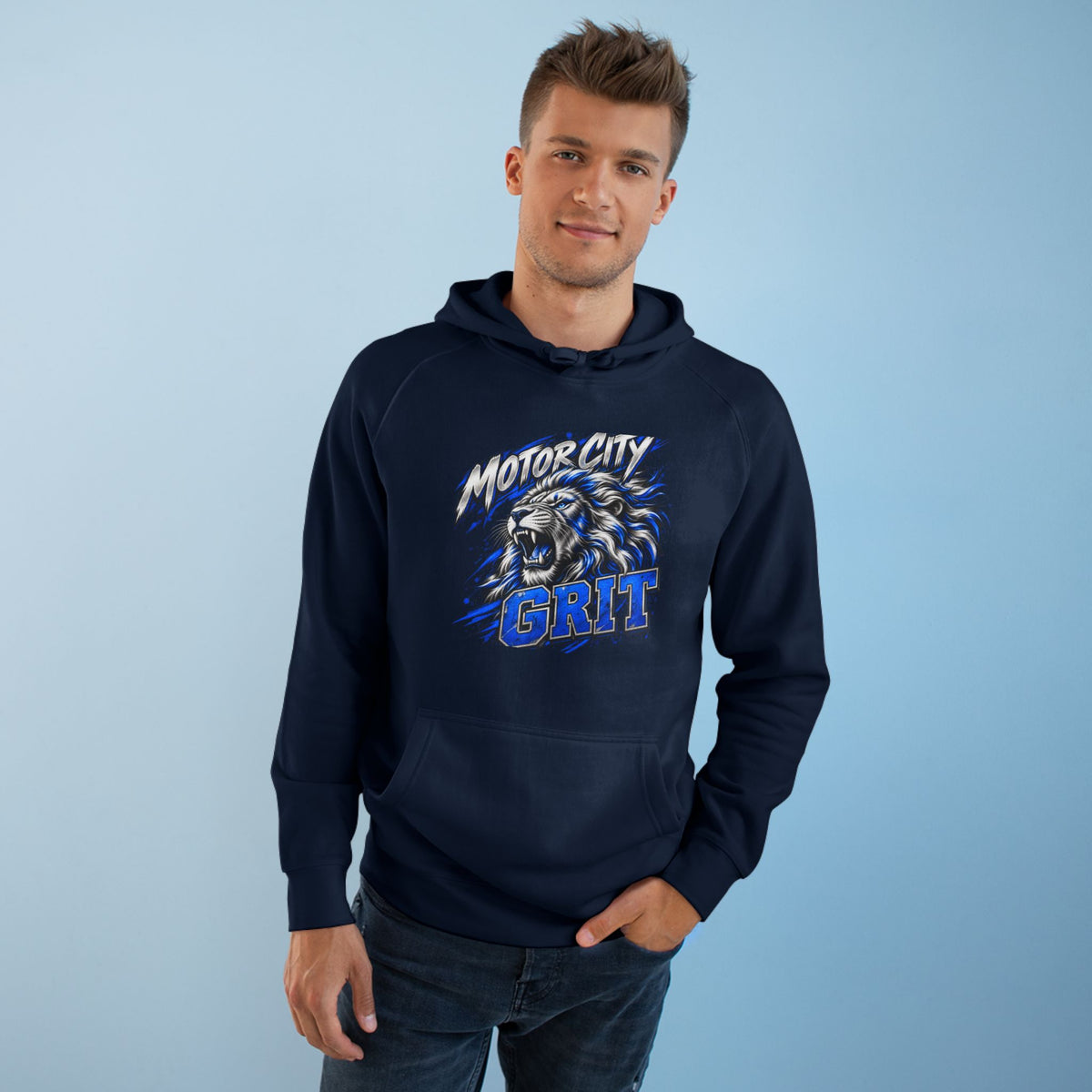 Detroit Motor City Grit & Sack That MF Football Hoodie