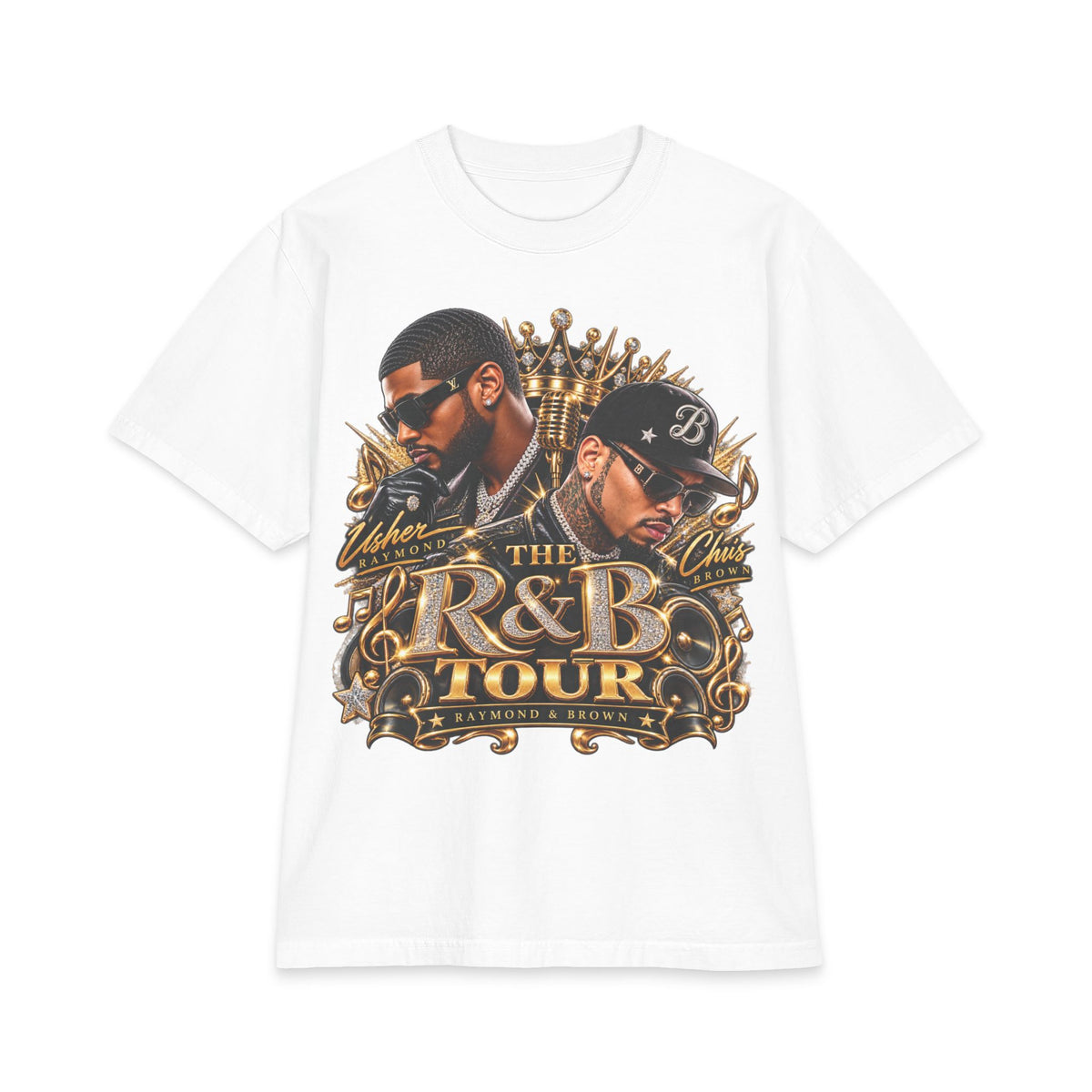 R&B Tour Graphic Tee | Concert Vintage Portrait Design