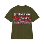 Husband and Wife Graphic Tee | 10 Toes Down We Never Fold T-Shirt