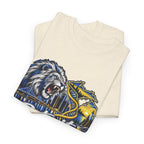 Detroit Michigan Lion Cityscape Graphic T-Shirt