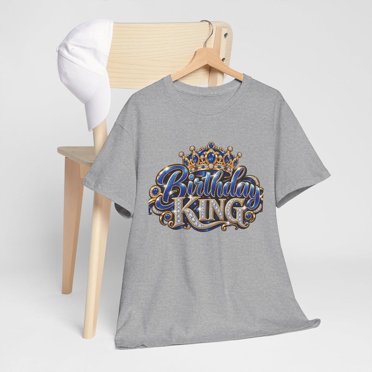 Birthday King Crown Graphic T-Shirt