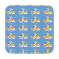 Custom Sleeping Moon Pattern Hooded Baby Towel | Blue Night Sky