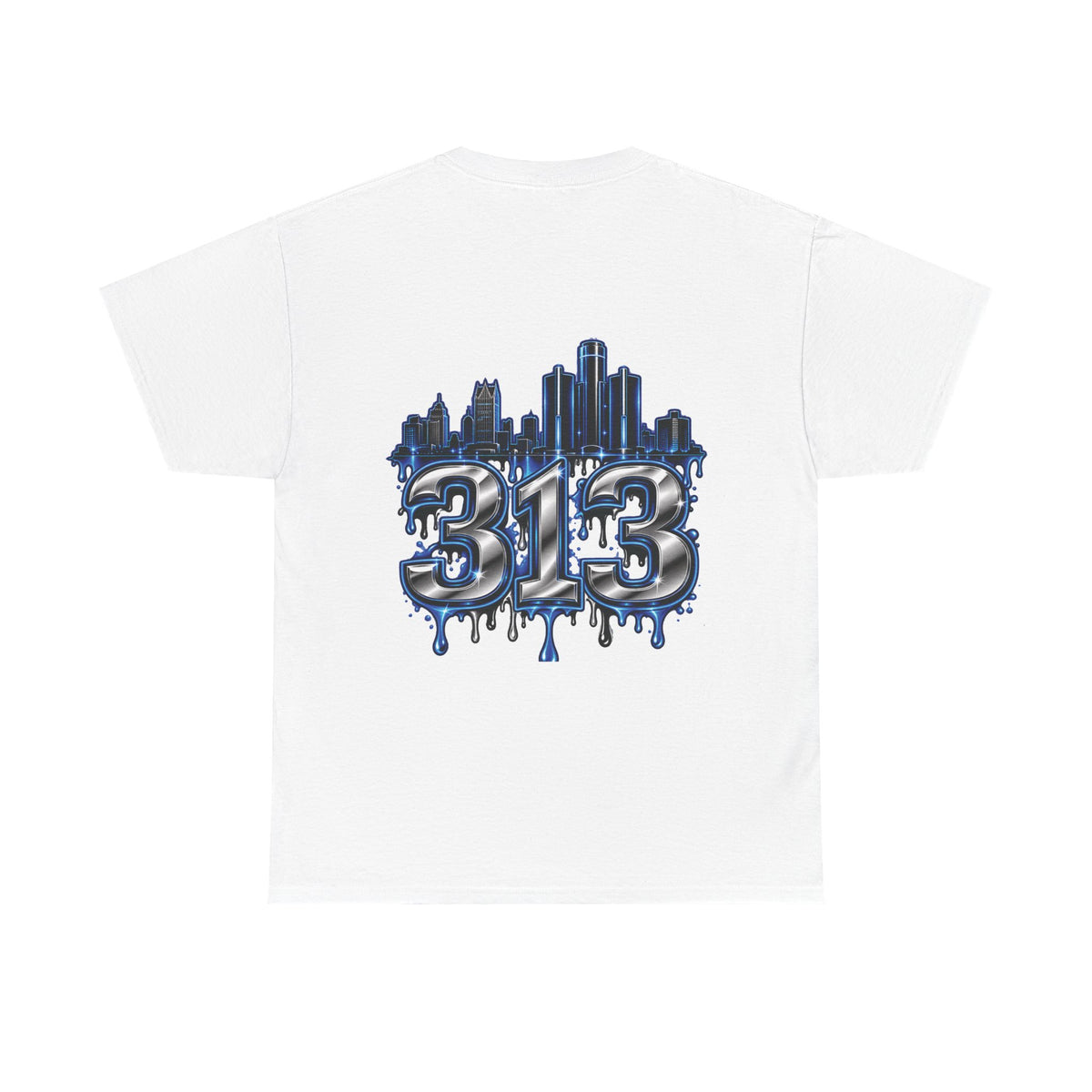 Detroit Brass Knuckles graphic tee | 313 Skyline Drip T-Shirt