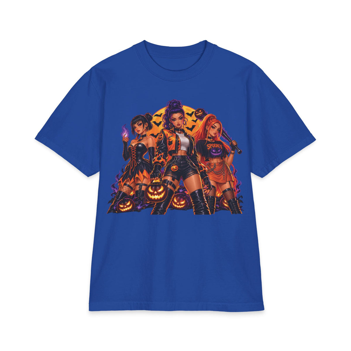 Halloween Witch Squad T-Shirt | Spooky Pumpkin Girls Graphic Tee