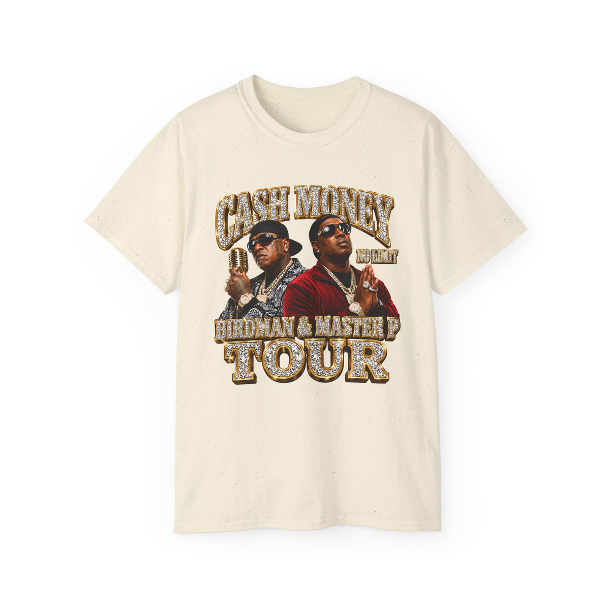 Cash Money Birdman & Master P Tour T-Shirt | Rap Hip Hop Vintage Poster