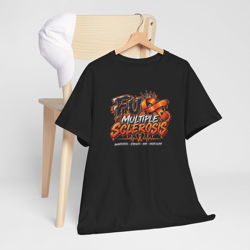 Fight Multiple Sclerosis T-Shirt | MS Awareness Ribbon, Neurology Support