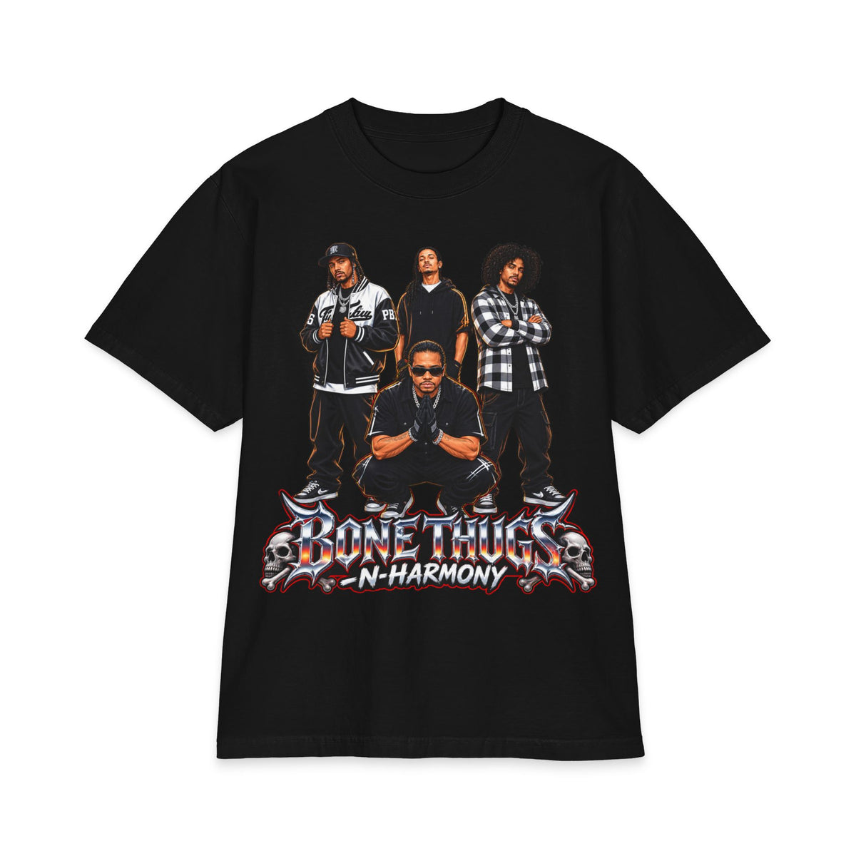 Boy Band Photo Graphic T-Shirt | Vintage Hip Hop Group Tee