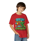Minecraft-Inspired “Bruh, It’s My Birthday” Youth T-Shirt