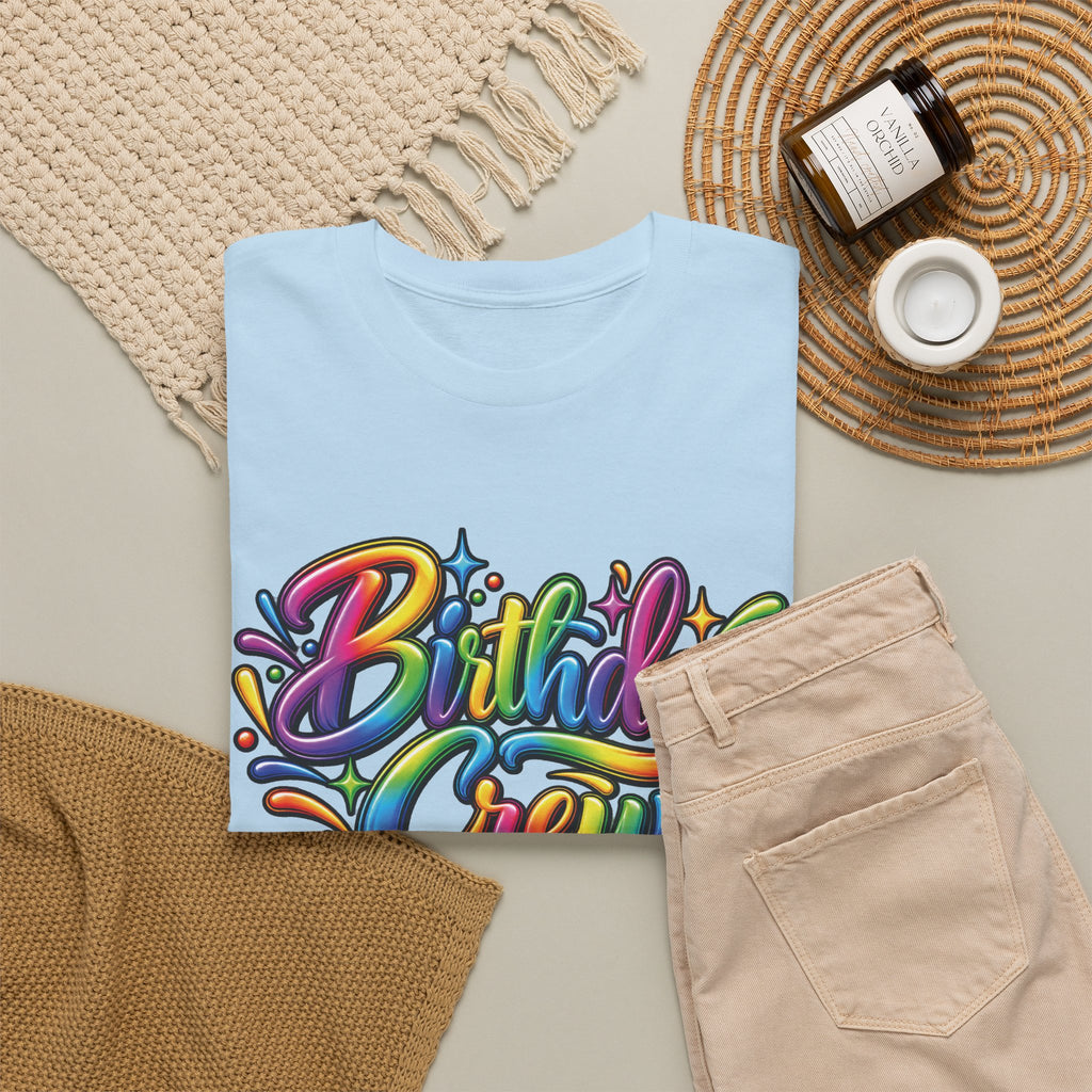 Birthday Crew Colorful Celebration T-Shirt