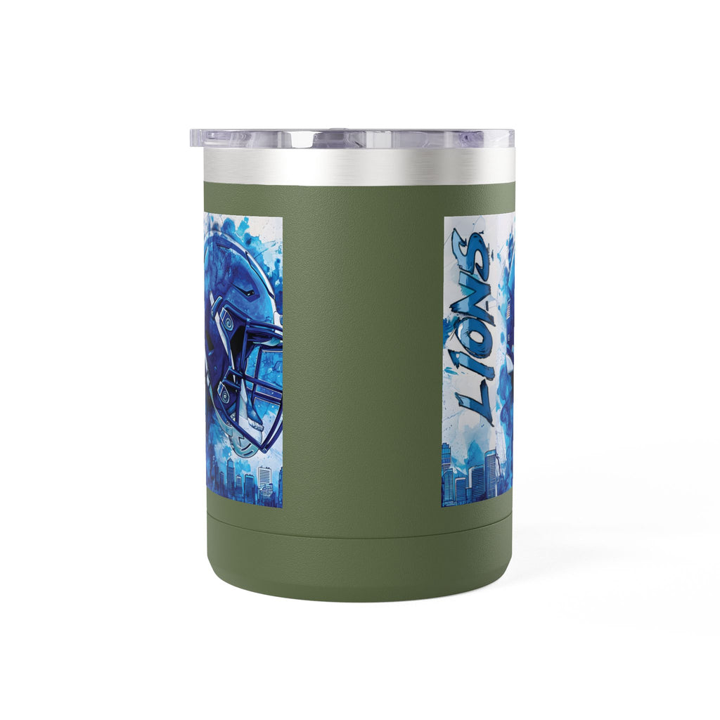 Blue Football Helmet Lions mug | 15oz Tumbler