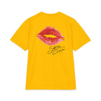 Sabrina C Collage Pinup Portraits T-Shirt | Retro Lip Print Tee