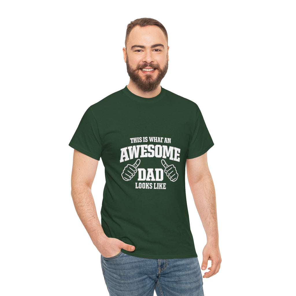 Awesome Dad T-Shirt | "This Is What An Awesome Dad Looks Like", Fathers Day Tee