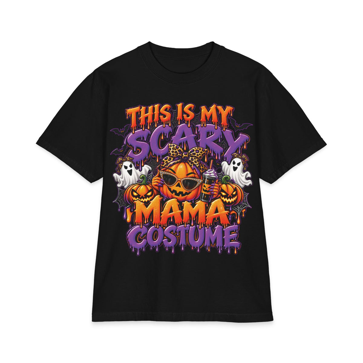 This Is My Scary Mama Costume T-Shirt | Halloween Pumpkin Ghosts