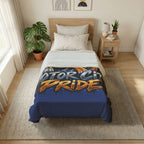 Motor City Pride Lion & Tiger Cotton Duvet Cover