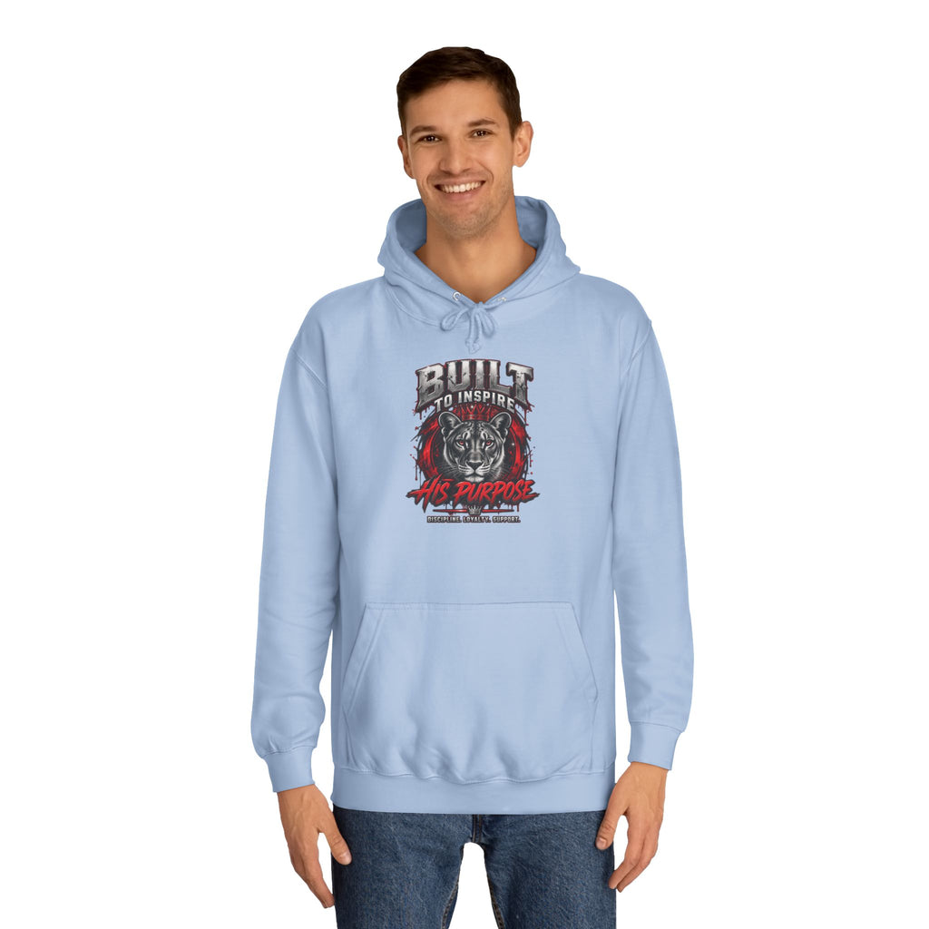 Built ro Inspire his Purpose Couples Graphic Hoodie