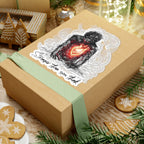 Stronger Than You Think Kiss-Cut Sticker | Heart Flame Sketch Sticker