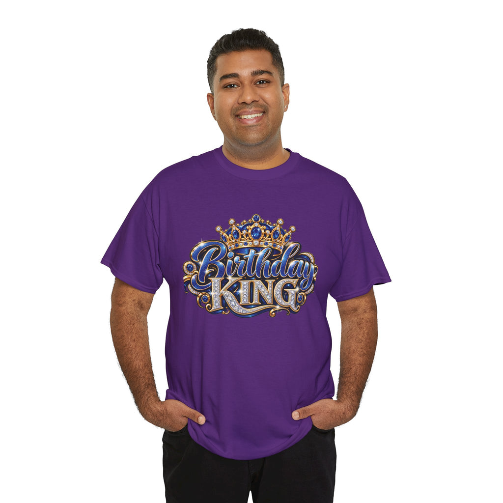 Birthday King Crown Graphic T-Shirt