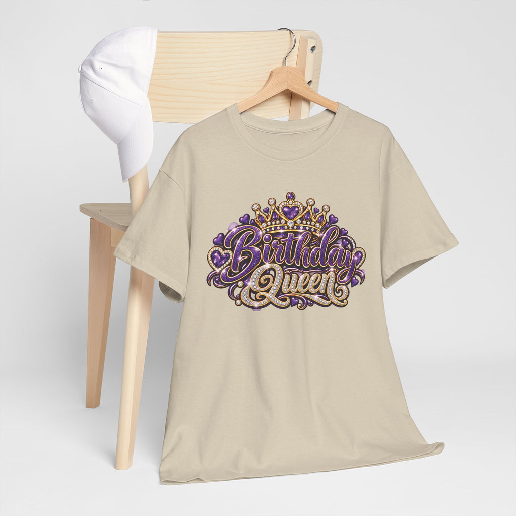 Birthday Purple Queen Graphic T-Shirt