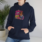 Shes Not Perfect Real AF hoodie | Retro Neon Girl Graphic Hoodie