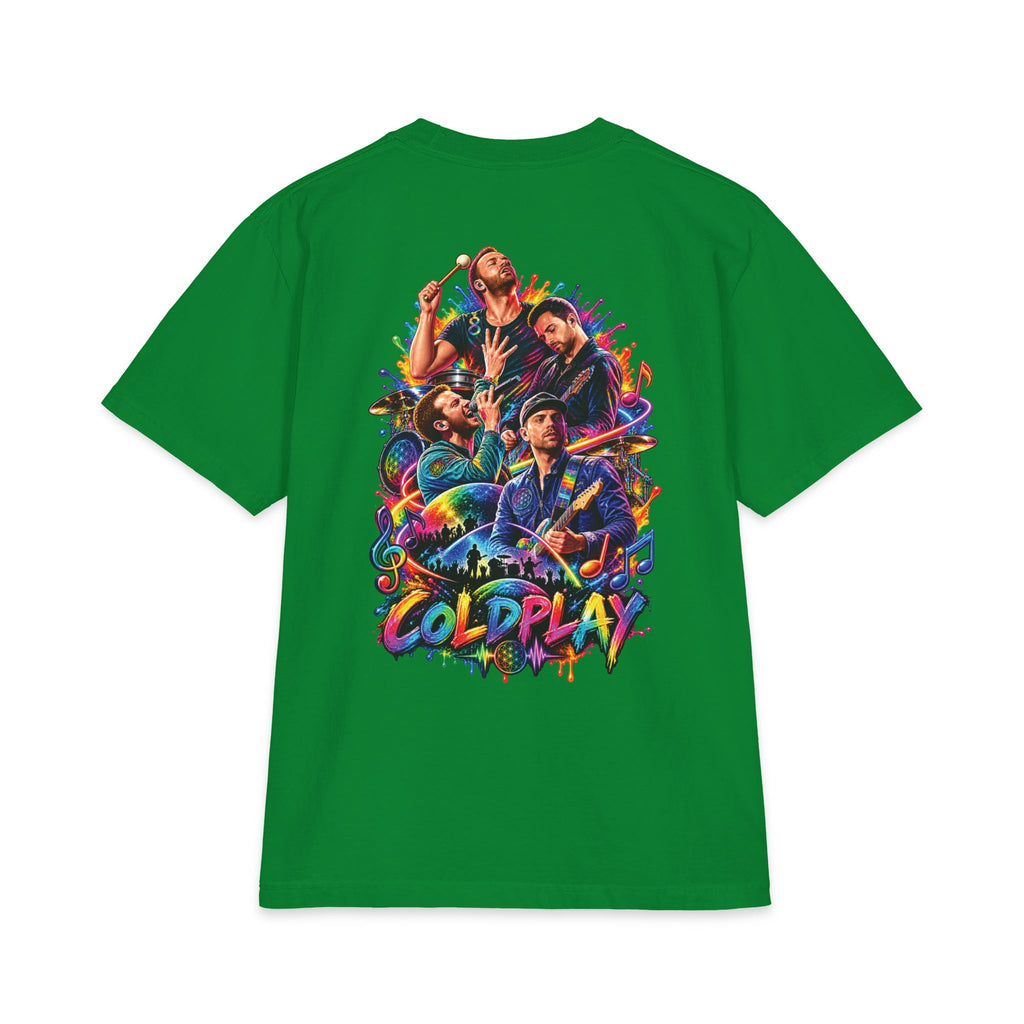 Coldplay Band Logo T-Shirt | Colorful Tour Art