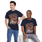 Detroit Tigers Tiger Baseball Tee | Vintage Mascot Detroit Baseball Shirt