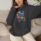 Dr. Seuss Cat in the Hat Quote Hoodie | Why Fit In When You Were Born To Stand Out Autism