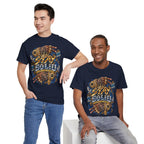 Stay Solid graphic tee | Urban street art typography, gold chain hands