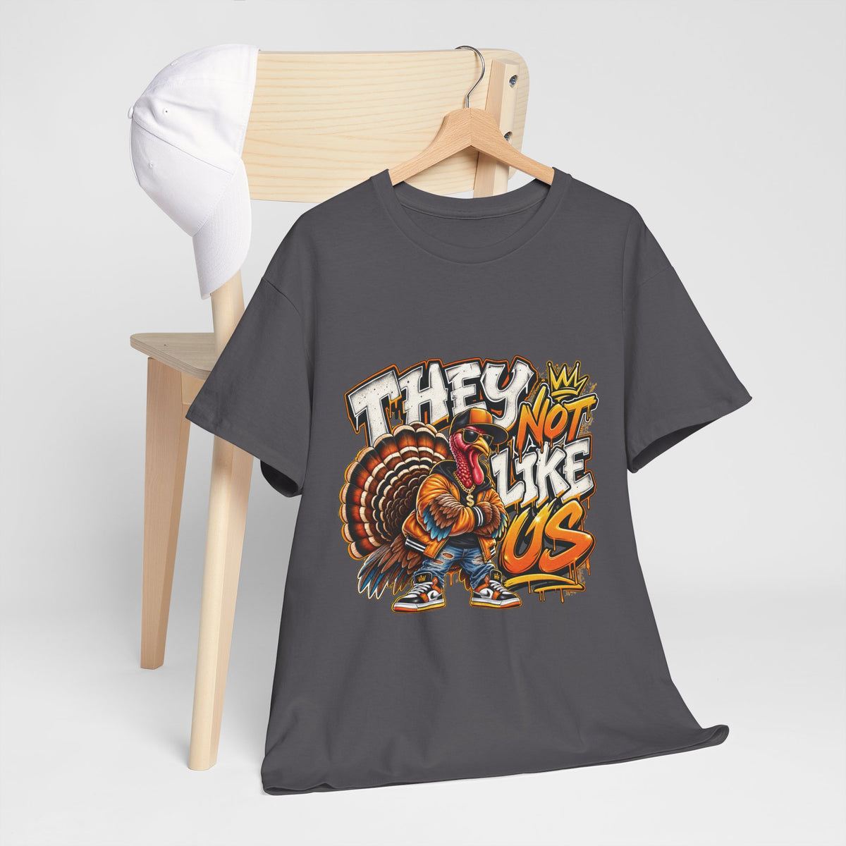 They Not Like Us Turkey Tee | Streetwear Thanksgiving Graphic Shirt