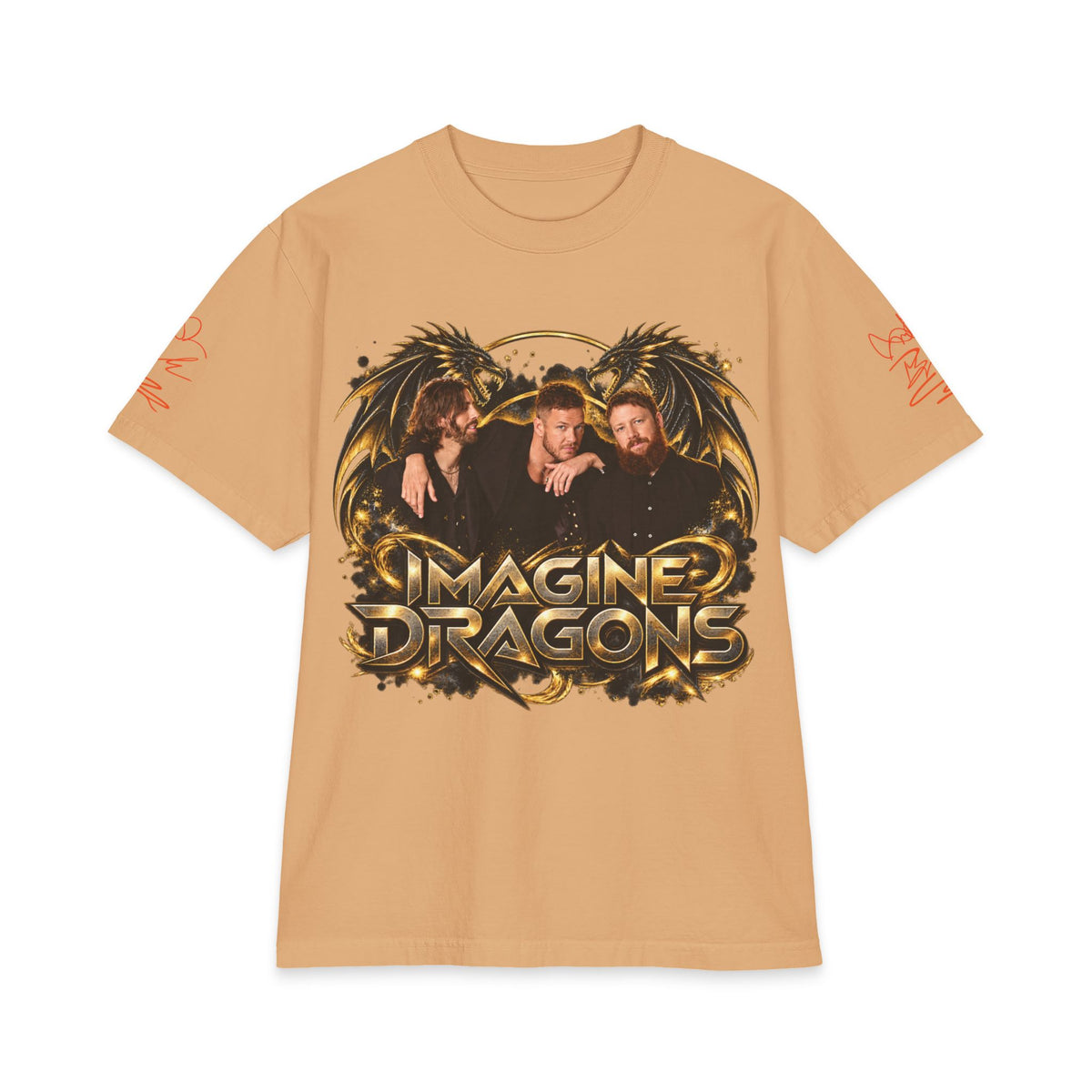 Imagine Dragon Logo T-Shirt | Band Photo Graphic Tee