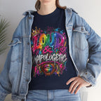 Loud & Unapologetic T-Shirt | Colorful Graffiti Typography, Bold Street Art Tee