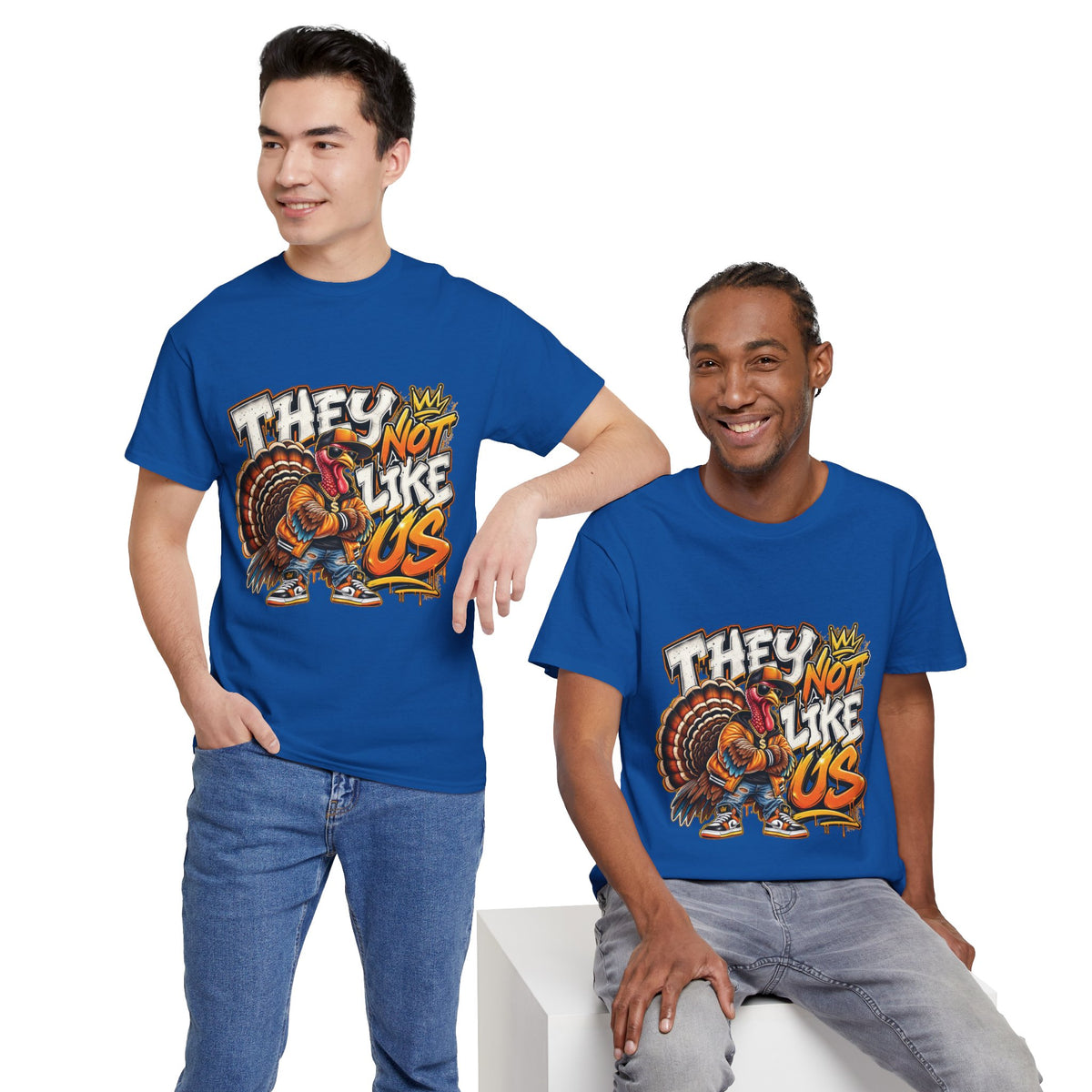 They Not Like Us Turkey Tee | Streetwear Thanksgiving Graphic Shirt