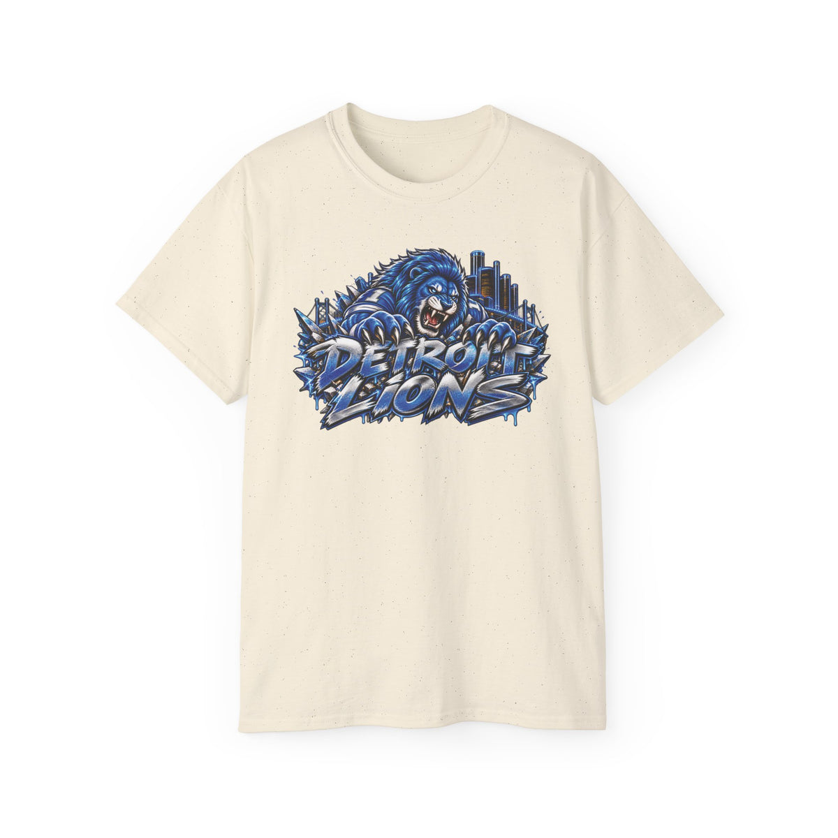 Detroit Lion graphic tee | I Bleed Blue go Lion shirt