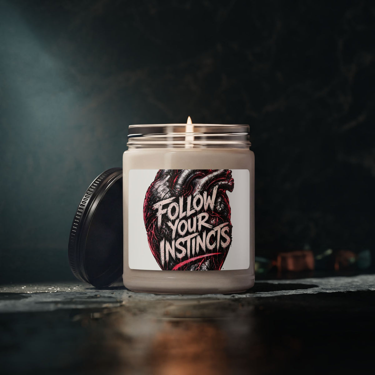 Anatomic Heart Follow Your Instincts Candle | Scented Soy 9oz